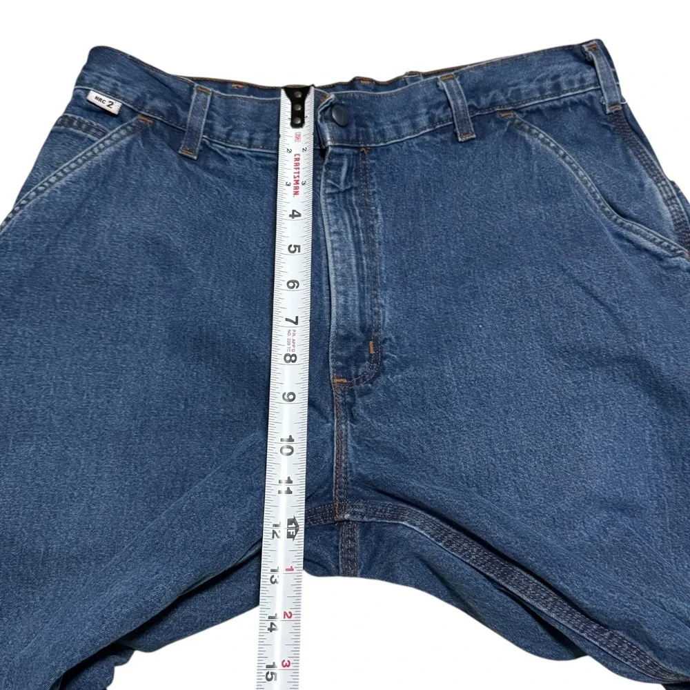 Carhartt FR813 DNM Fire Resistant Utility Carpenter Jeans Mens 36x30 (Fit 33x29)